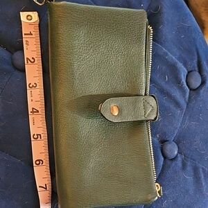 Green Leather Wallet